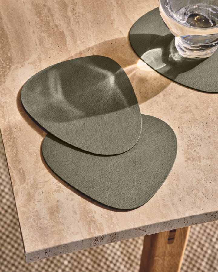 Curve Nupo glasunderlägg, army green LIND DNA