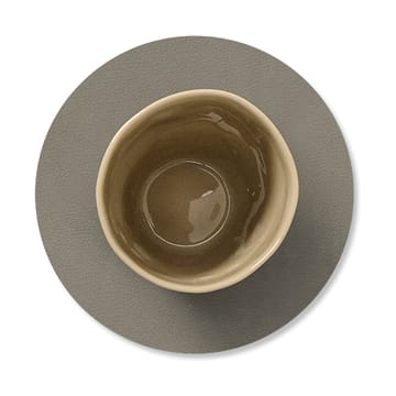 Nupo glasunderlägg circle vändbar 1 st - Linen-flint Grey - LIND DNA