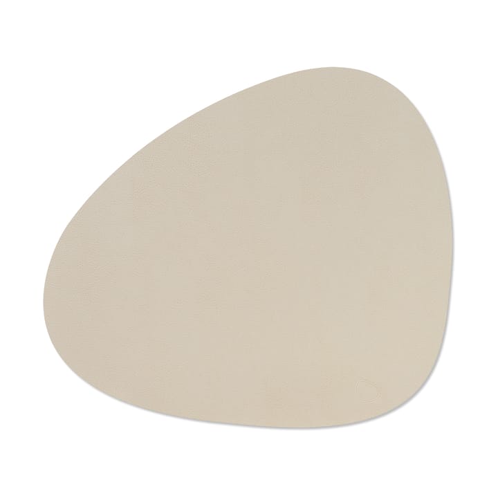 Serene bordstablett curve L 37x44 cm - Cream - LIND DNA