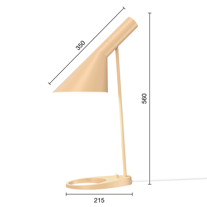 AJ bordslampa, Warm sand Louis Poulsen