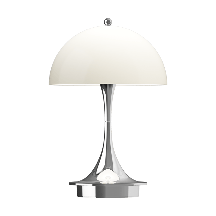 Panthella 160 Portable v3 bordslampa - Chrome opal beige - Louis Poulsen