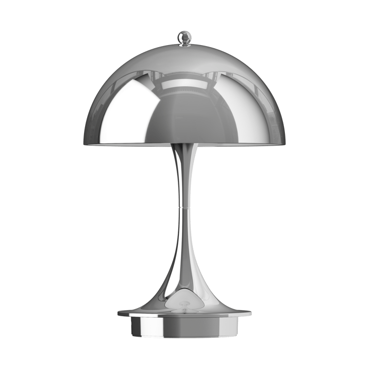 Panthella 160 Portable v3 bordslampa, High lustre chrome plated Louis Poulsen