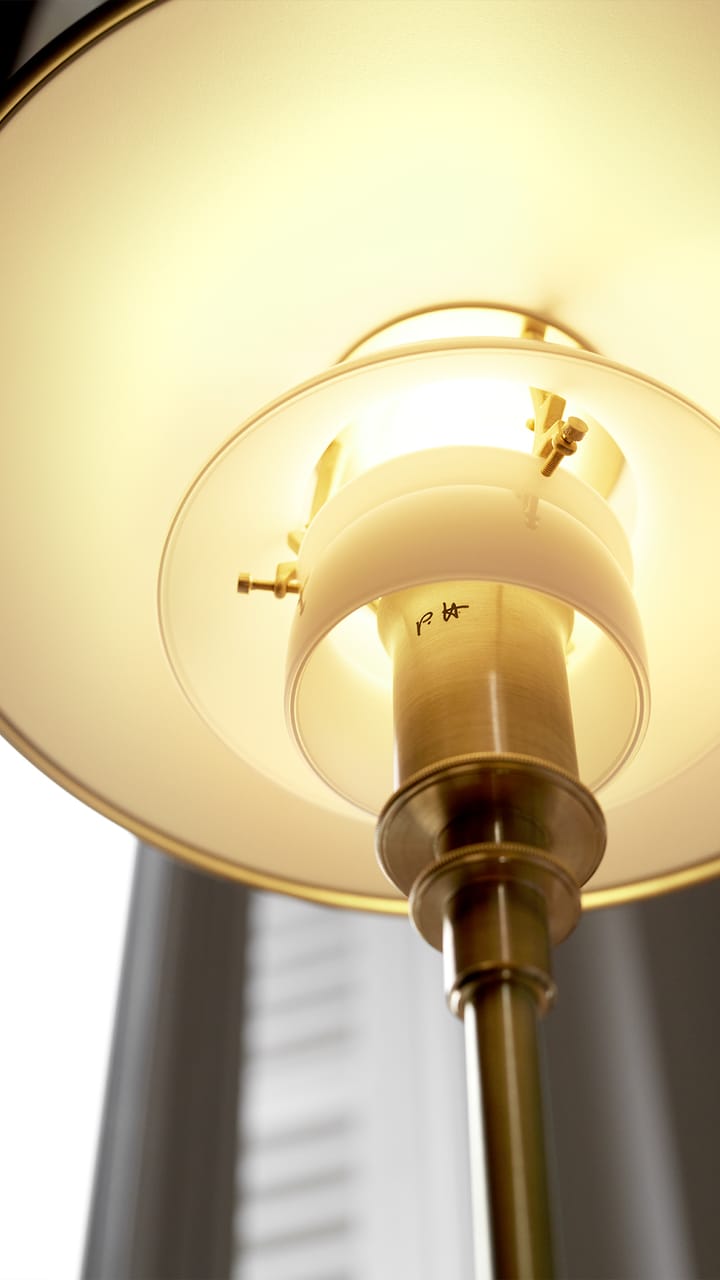 PH 3/2 bordslampa Limited Edition, Mässing-opalglas Louis Poulsen