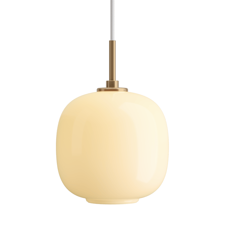 VL45 Radiohuspendel Ø17,5 cm - Brass-pale yellow glass - Louis Poulsen