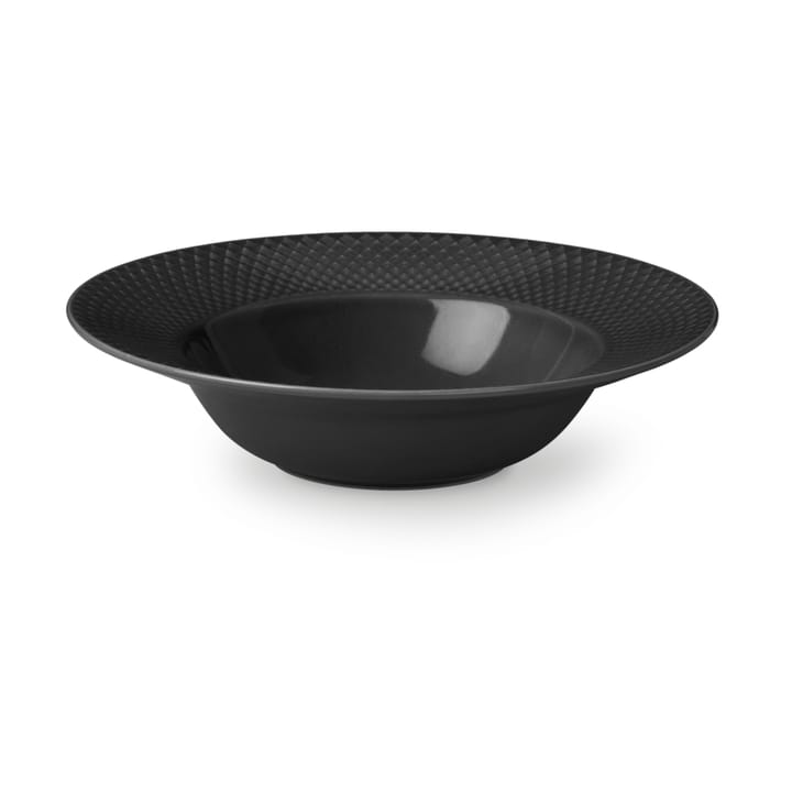 Rhombe Earth djup tallrik Ø24.5 cm, Slate Lyngby Porcelæn