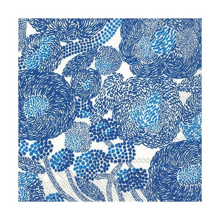 Mynsteri servett 33x33 cm 20-pack - Cream blue - Marimekko