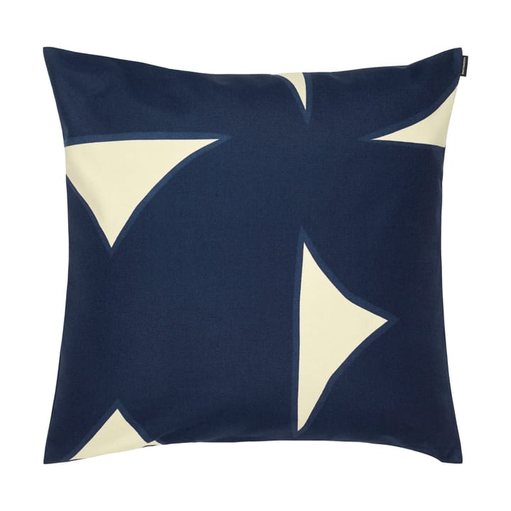 Pitkospuut kuddfodral 60x60 cm, Sand-dark blue Marimekko