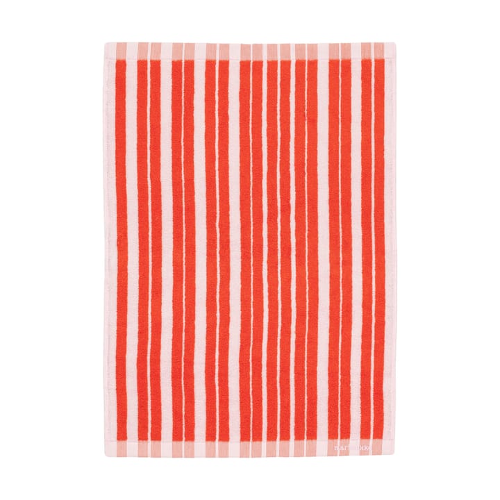 Raide handduk 50x70 cm, Red-light pink Marimekko