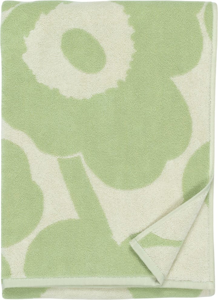 Unikko badhandduk 70x150 cm - Off white-sage - Marimekko