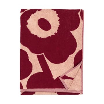 Unikko badhandduk 70x150 cm - Pink-dark cherry - Marimekko