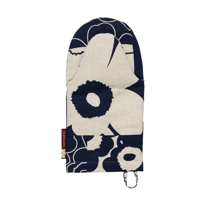 Unikko kollaasi grytvante, Linen-dark navy Marimekko