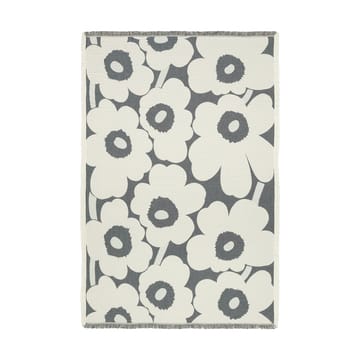 Unikko pläd 150x220 cm - Off white-charcoal-sand - Marimekko