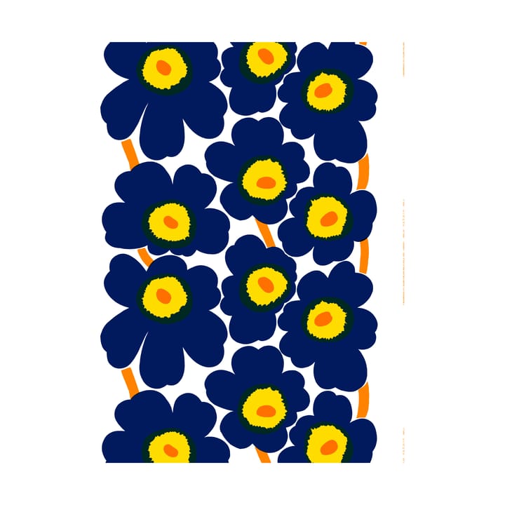 Unikko vaxduk - Blue - Marimekko