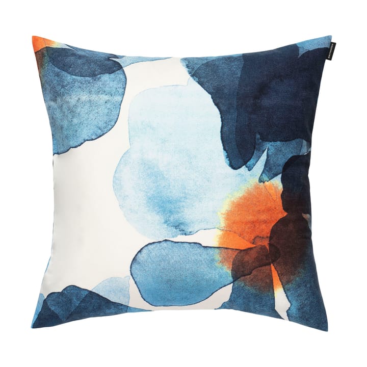 Valssi kuddfodral 50x50 cm, White-dark blue-orange Marimekko