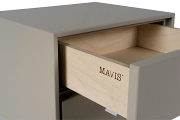 Volt sängbord vägghängt - Beige-rostfritt stål - Mavis