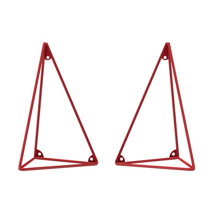 Pythagoras Brackets 2-pack, Red Maze