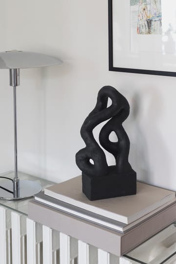 Art piece symbiosis skulptur 29 cm - Black - Mette Ditmer