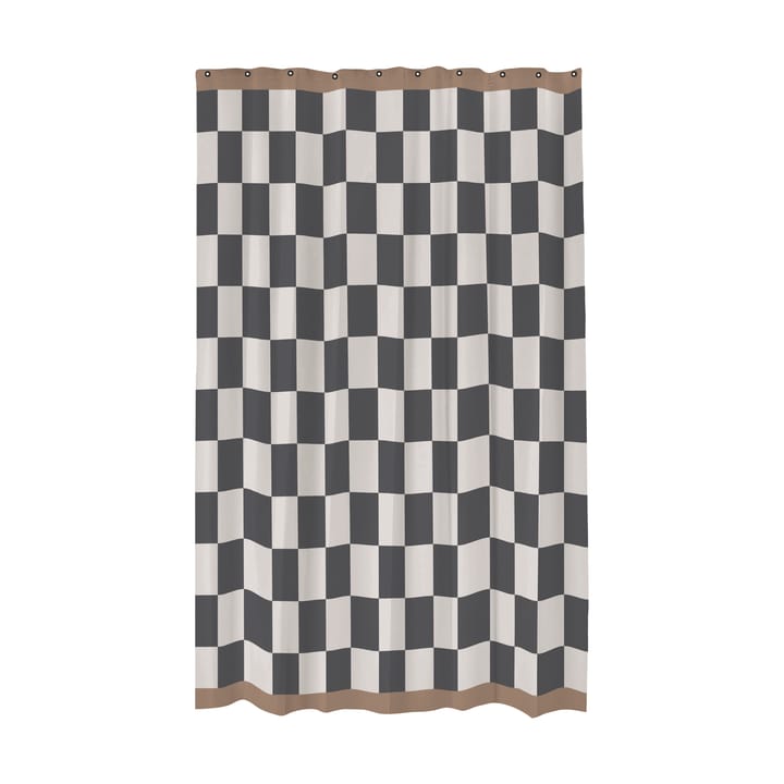 Retro handduk 50x90 cm - Dark grey - Mette Ditmer