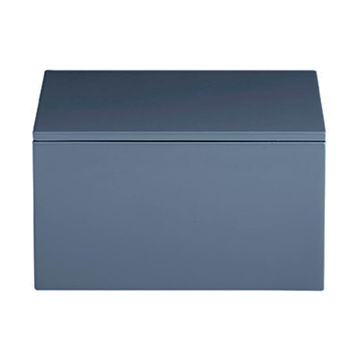 Lux lackad förvaringslåda 19x19x10,5 cm - Blue indigo - Mojoo
