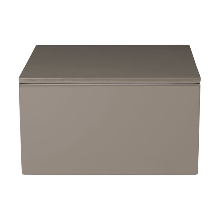 Lux lackad förvaringslåda 19x19x10,5 cm - Dark grey - Mojoo