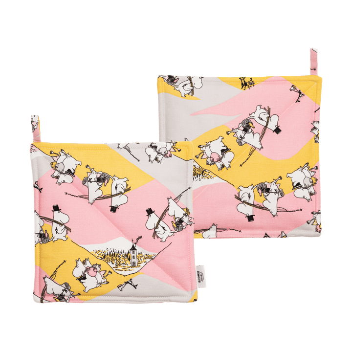 Familjemys mumin grytlapp 2-pack - 22x22 cm - Moomin Arabia