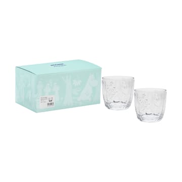 Mumin glas 28 cl 2-pack - Klar - Moomin Arabia