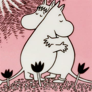 Mumin kärlek Muminskål - rosa - Moomin Arabia