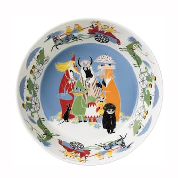 Mumin Vänskap serveringsskål - 23 cm - Moomin Arabia