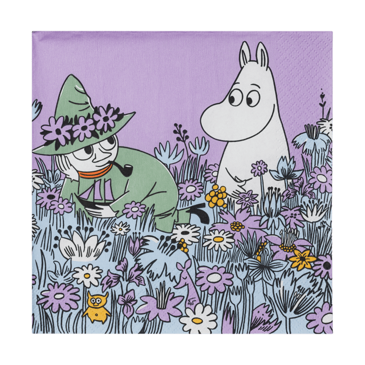 Vänner för alltid pappersservett 33x33 cm 20-pack - Multi - Moomin Arabia