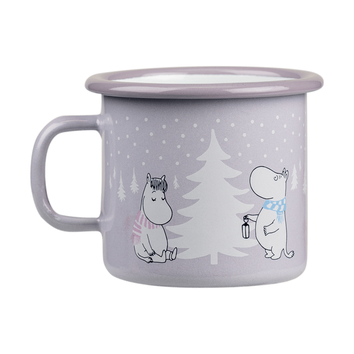 Mumin emaljmugg 25 cl - Snowfall - Muurla