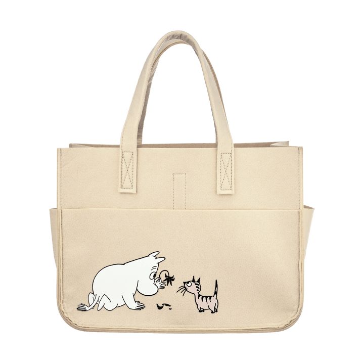 Mumin pets förvaringskorg 25x40 cm, Beige Muurla