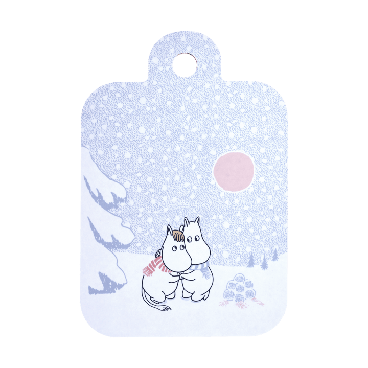 Mumin skärbräda 21x31 cm, Let it snow Muurla