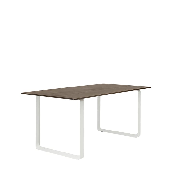 70/70 matbord 170x85 cm - Solid smoked oak-White - Muuto