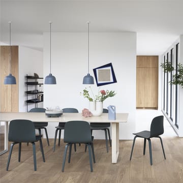 70/70 matbord 255x108 cm - Solid oak-Grey - Muuto