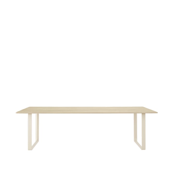 70/70 matbord 255x108 cm - Solid oak-Sand - Muuto