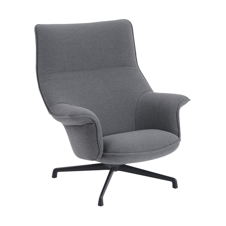 Doze fåtölj swivel base - Ocean 80-anthracite black - Muuto