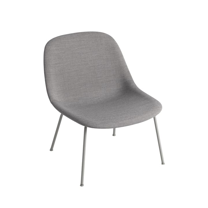 Fiber Lounge stol med stålben - Remix 133-Grey - Muuto