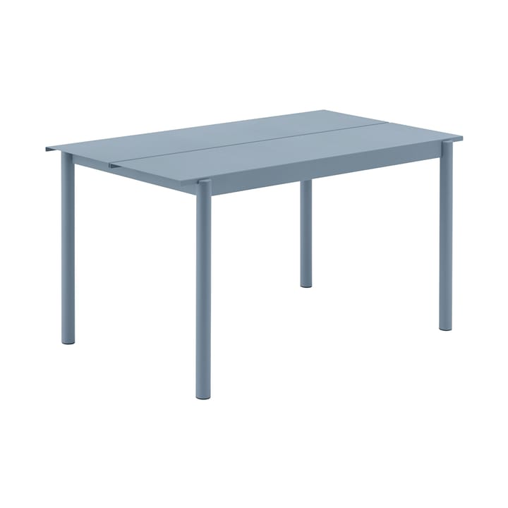 Linear Steel bord 140x75 cm - Pale blue - Muuto