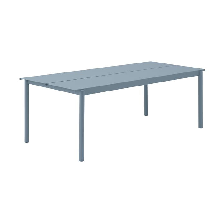 Linear Steel bord 200x75 cm - Pale blue - Muuto