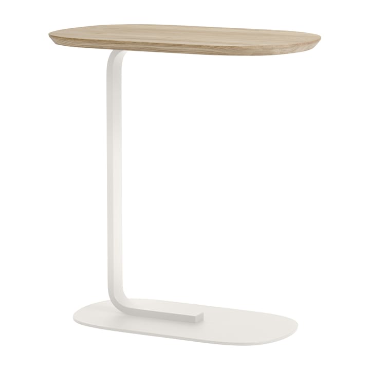 Relate sidobord 60,5 cm - Solid oak-Off white - Muuto