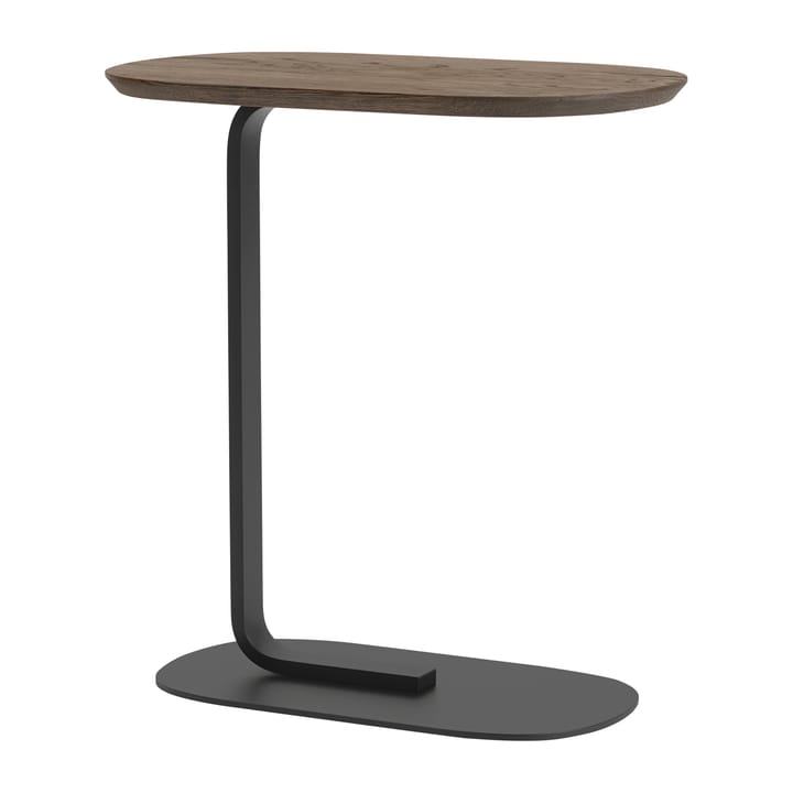 Relate sidobord 60,5 cm - Solid smoked Oak-Black - Muuto