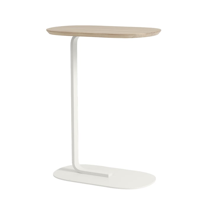 Relate sidobord 73,5 cm - Solid oak-Off white - Muuto