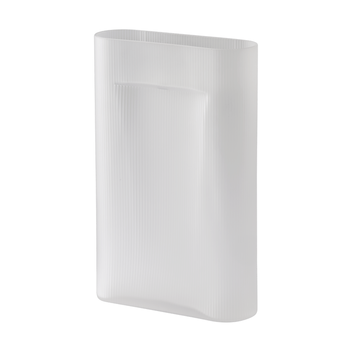 Ridge vas frostat glas 48,5 cm - White - Muuto