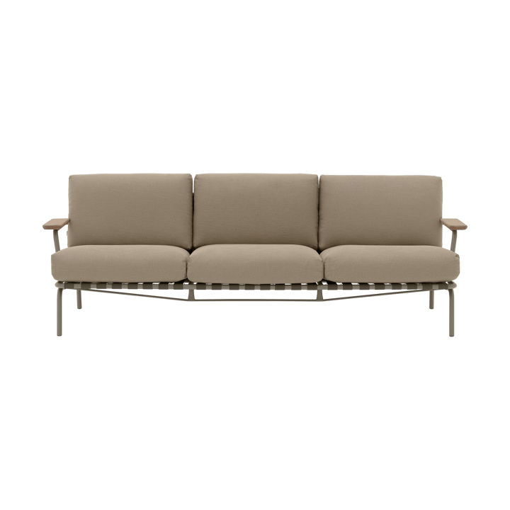 Settle 3-sits soffa - Ribbed Weave 5 Taupe - Muuto