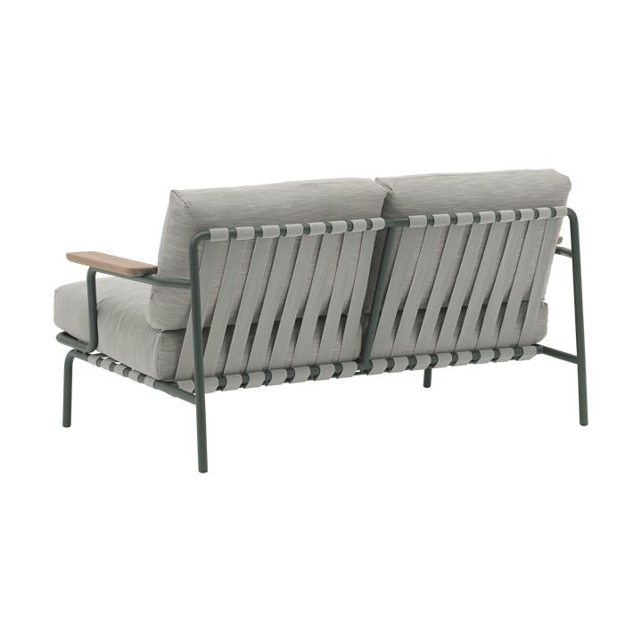 Settle soffa 2-sits, Ribbed Weave 2 Dark green Muuto