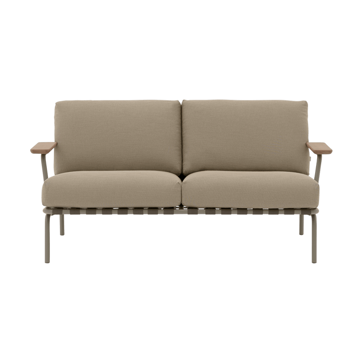 Settle soffa 2-sits - Ribbed Weave 5 Taupe - Muuto