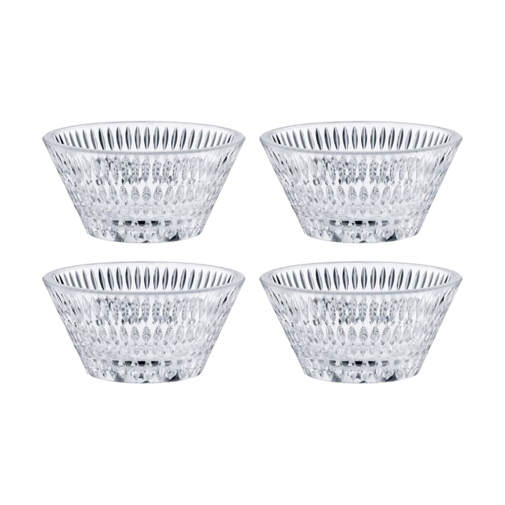 Ethno skål Ø11 cm 4-pack, Clear Nachtmann