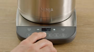 Ninja KT201 vattenkokare m temperaturinställning 1,7 L - Rostfritt stål-silver - Ninja