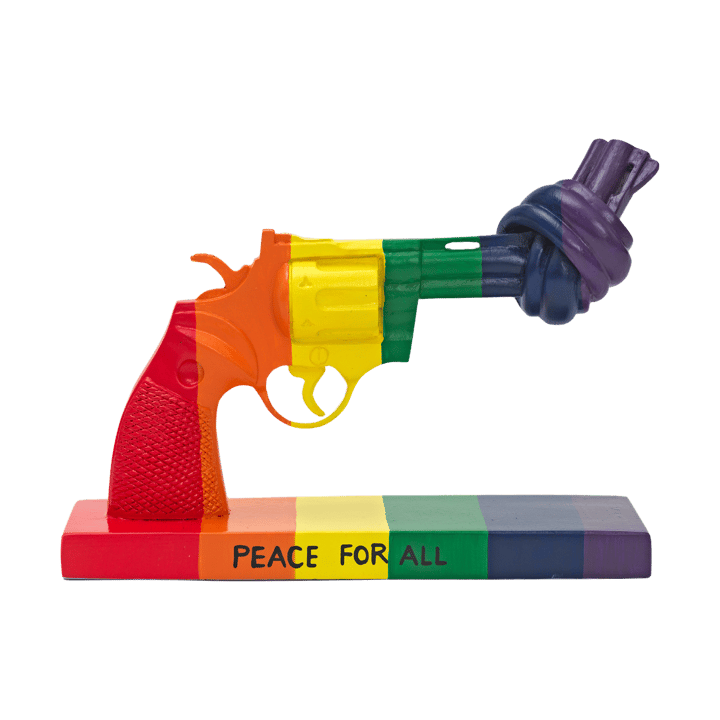 Peace for All dekoration 19 cm - Multi - Non Violence