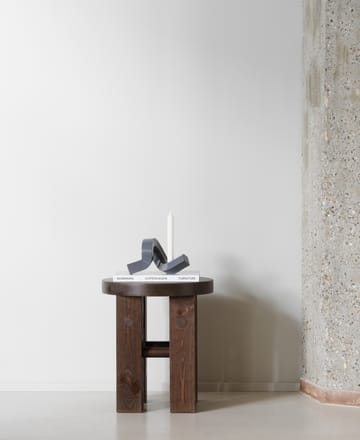 Crooked ljusstake 1 - Grey - Normann Copenhagen